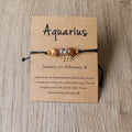 Zodiac Braided Cord Bracelet