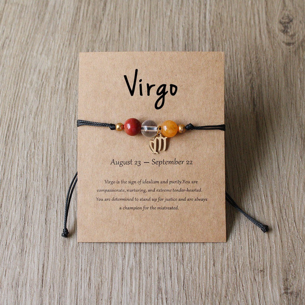 Zodiac Braided Cord Bracelet