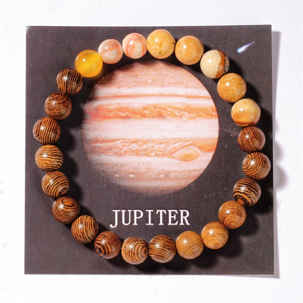 Solar System Natural Stone Bracelet