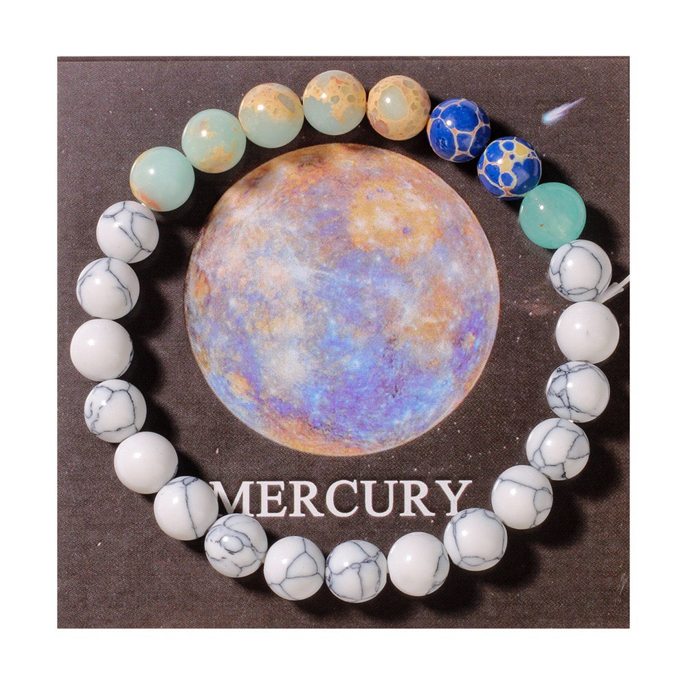 Solar System Natural Stone Bracelet