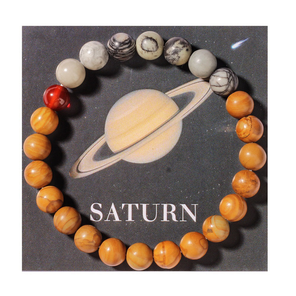 Solar System Natural Stone Bracelet