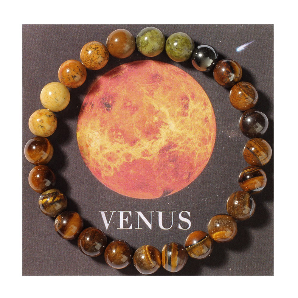 Solar System Natural Stone Bracelet