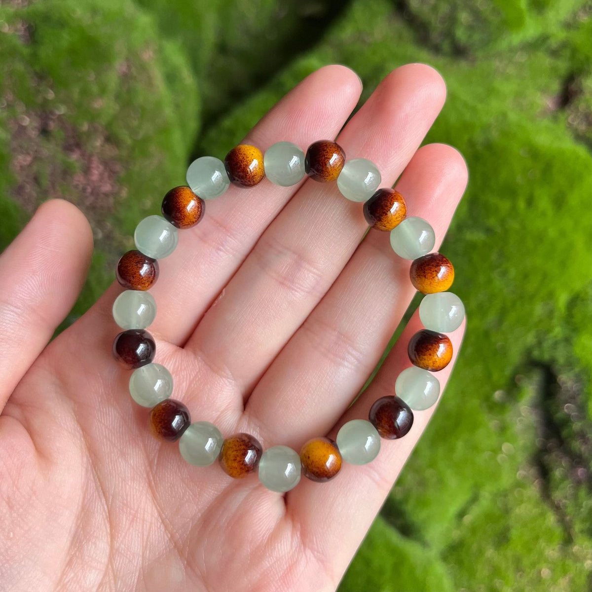 Moss Tiger Eye Bracelet