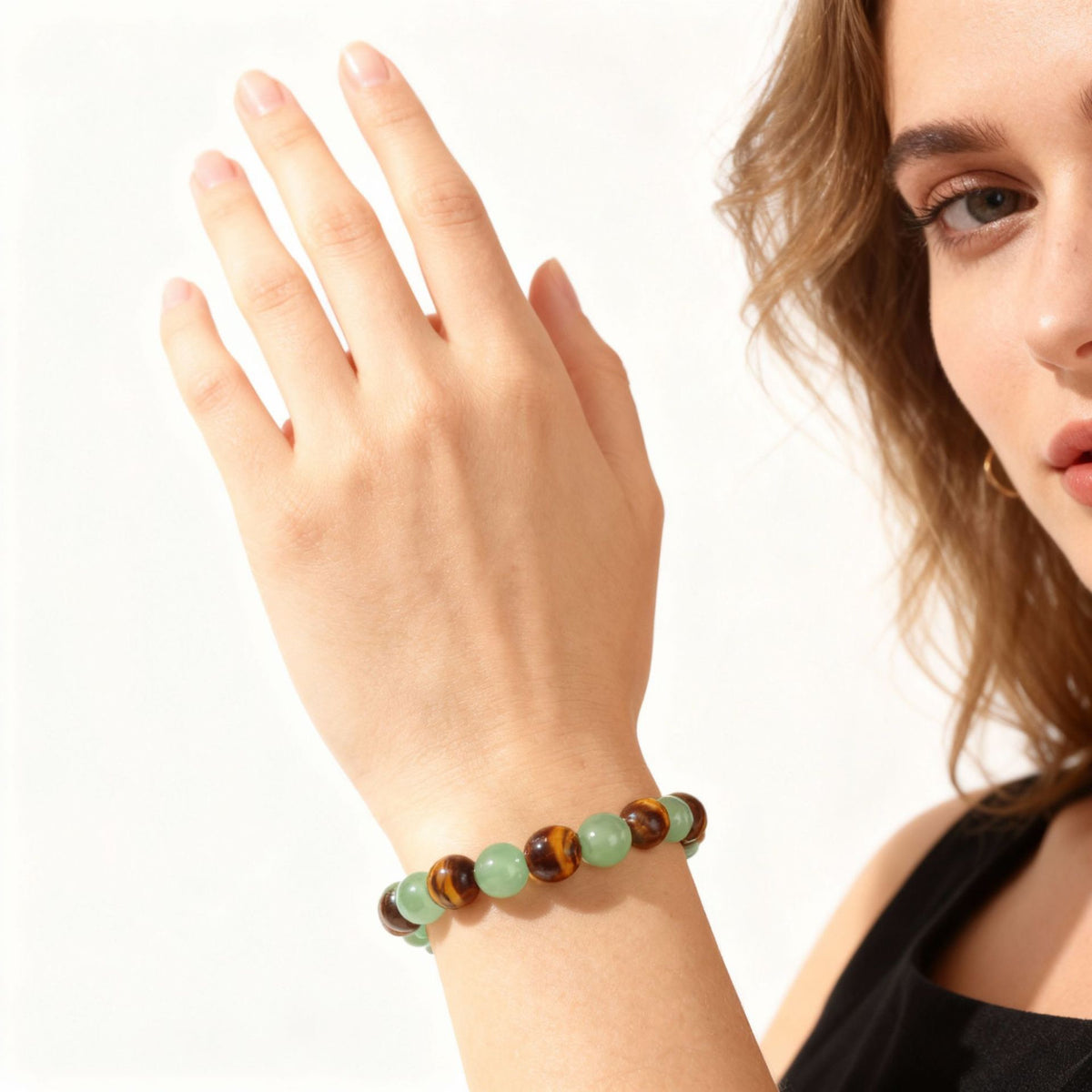 Moss Tiger Eye Bracelet
