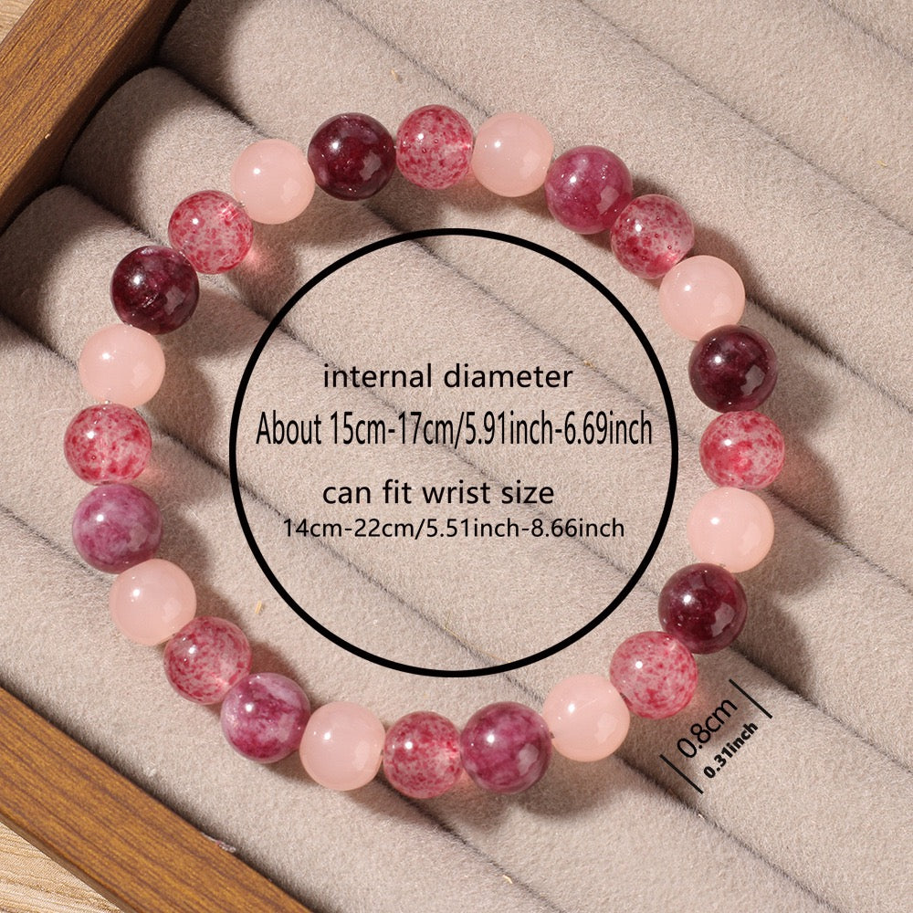 Rose Garnet Bracelet