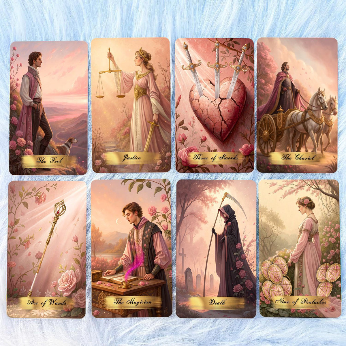 Pink Victorian Tarot Deck