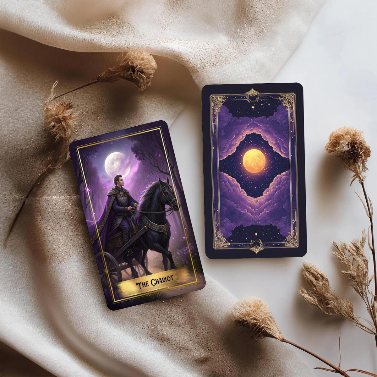 Purple Moon Tarot Deck