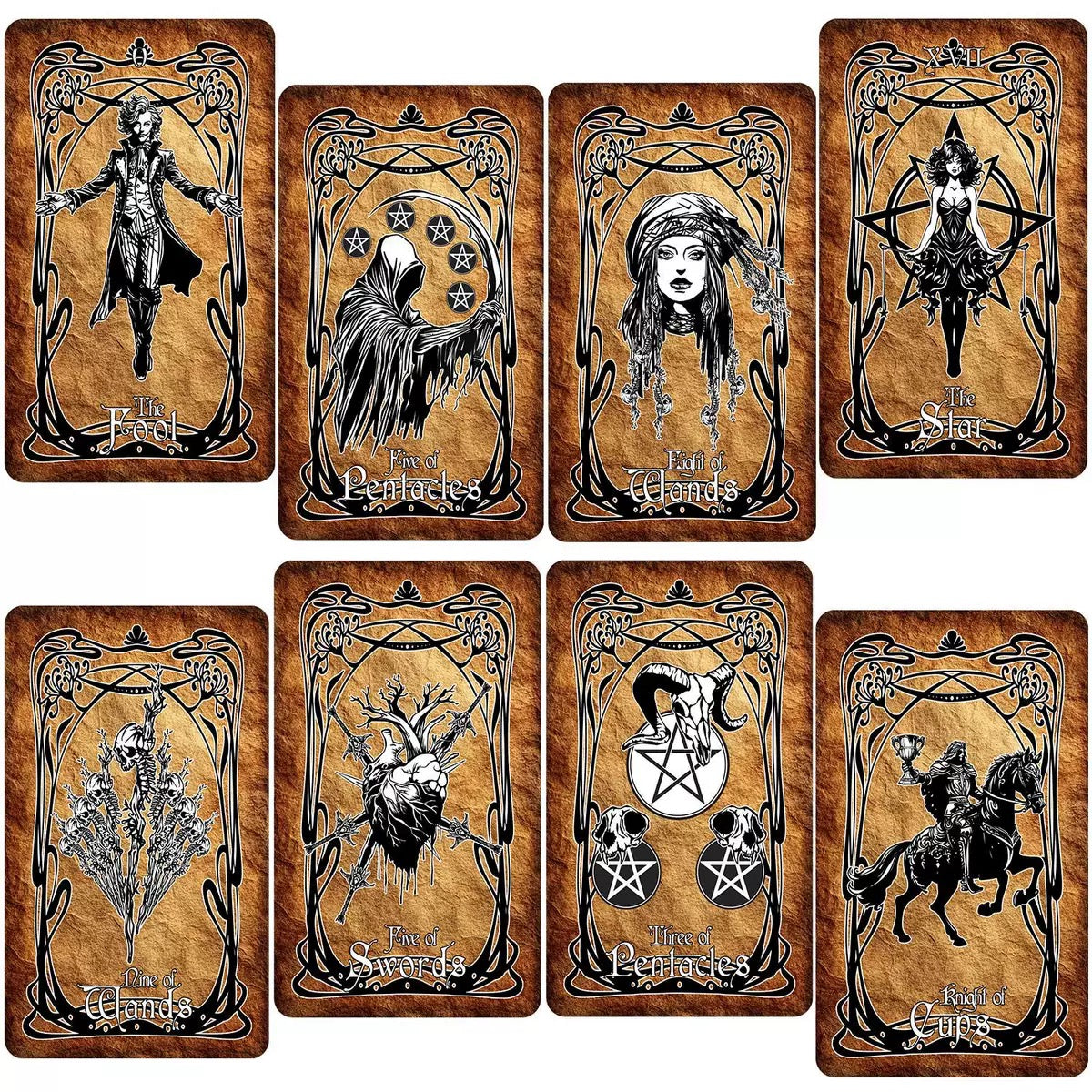 Vintage Gothic Tarot Cards