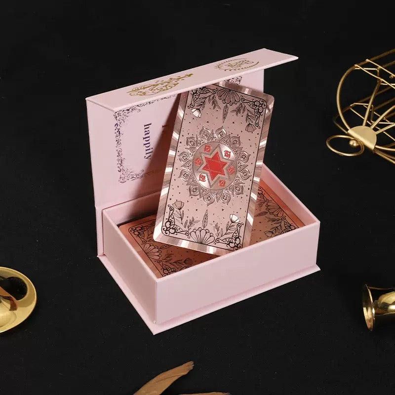 Rose Hexagram Gold Foil Tarot Deck