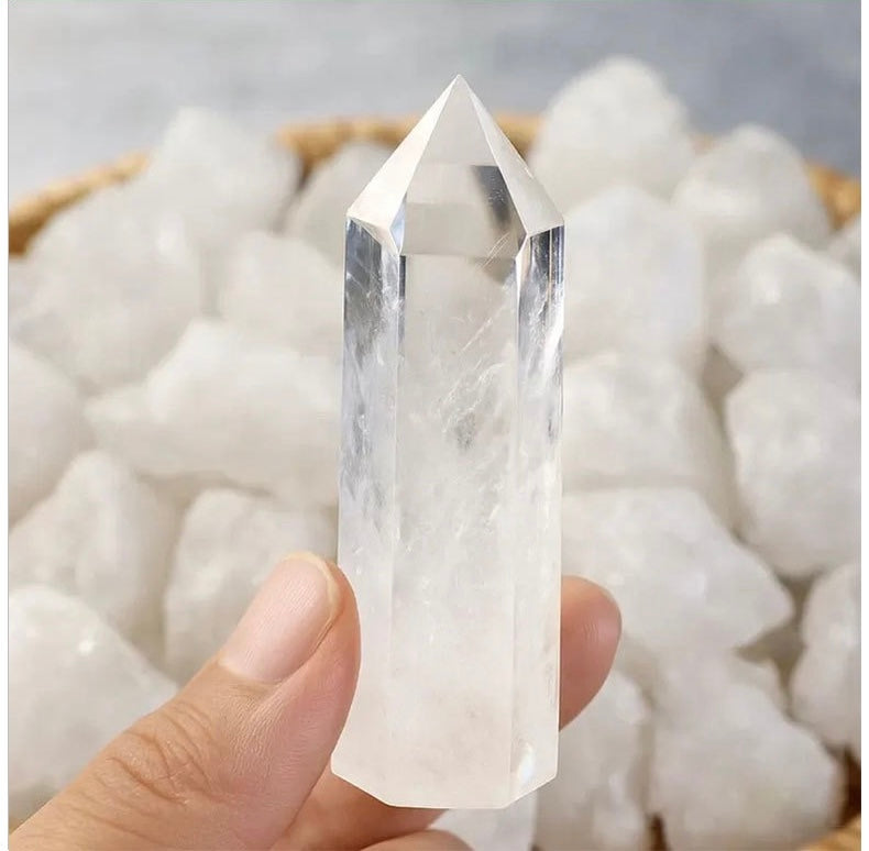 Natural Clear Quartz Towers