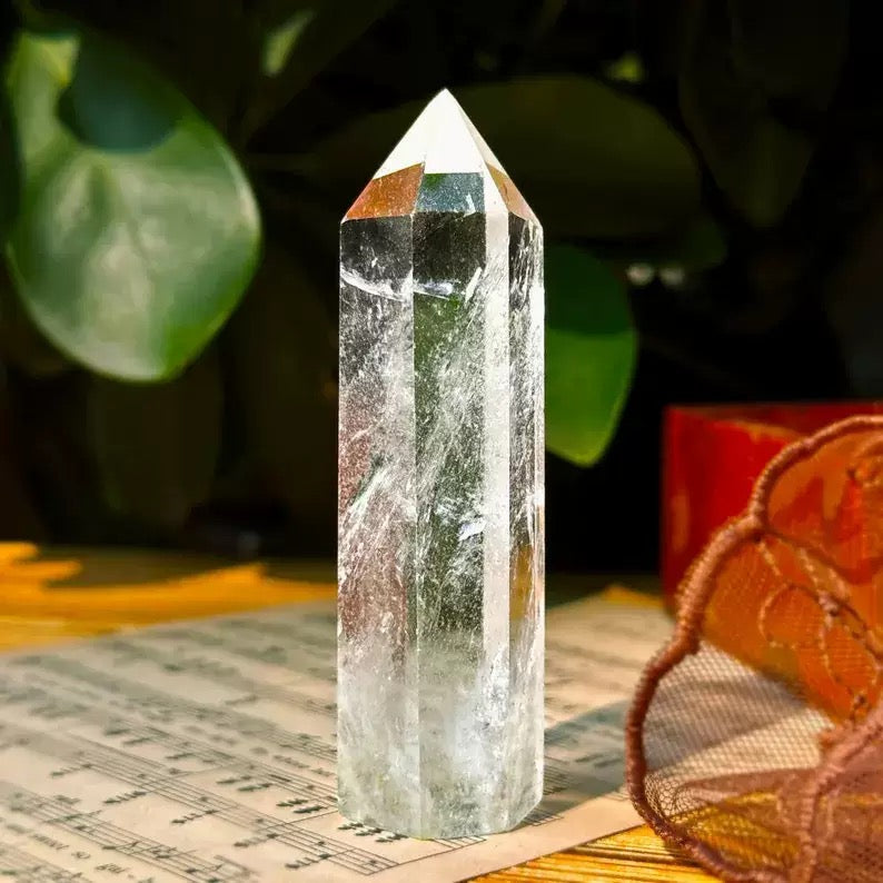 Natural Clear Quartz Towers