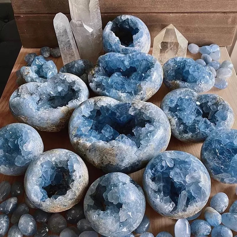 Celestite Crystal Geode
