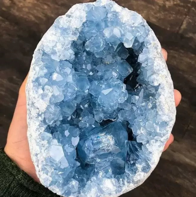 Celestite Crystal Geode