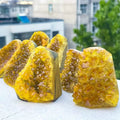 Natural Citrine Crystal Geode